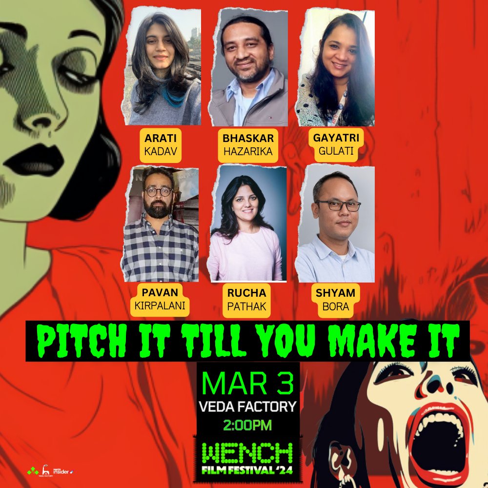 Have a Horror, Sci Fi, Fantasy Story? Ready to take it to the next level?
#PitchItTillYouMakeIt at #WenchFilmFestival is your chance!
Head to wenchfilmfestival.com and let's bring your ideas to the screen.
Dare to dream big! 
Pitch is on March 3, 2024
#horror #filmmarket #wff