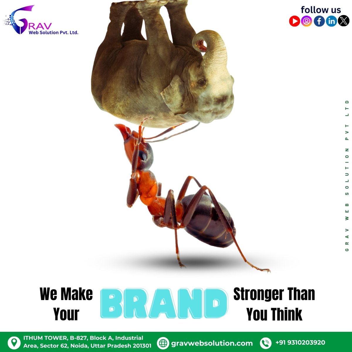 gravwebsolution's tweet image. 𝐆𝐫𝐚𝐯 𝐖𝐞𝐛 𝐒𝐨𝐥𝐮𝐭𝐢𝐨𝐧 𝐏𝐯𝐭 𝐋𝐭𝐝
Empower your 𝐁𝐑𝐀𝐍𝐃 beyond expectations with 𝐆𝐫𝐚𝐯 𝐖𝐞𝐛 𝐒𝐨𝐥𝐮𝐭𝐢𝐨𝐧 𝐏𝐯𝐭 𝐋𝐭𝐝.
📞+𝟗𝟏 𝟖𝟏𝟑𝟎𝟒𝟐𝟓𝟕𝟏𝟎, 𝟖𝟖𝟎𝟎𝟖𝟕𝟑𝟎𝟓𝟔
🌐𝐰𝐰𝐰.𝐠𝐫𝐚𝐯𝐰𝐞𝐛𝐬𝐨𝐥𝐮𝐭𝐢𝐨𝐧.𝐜𝐨𝐦
.
#GravWebSolution #DigitalMarketing