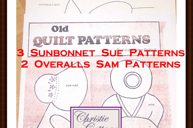 PamelaBaker67's tweet photo. https://t.co/8qY3XTV94Z @ChristieCottage #CCMTT #SunBonnetSueOverallSam #PDFQuiltPattern https://t.co/cUVlup2XkD