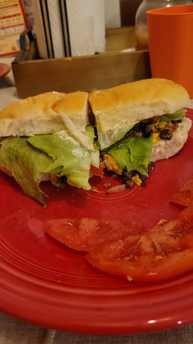 zackbarkley's tweet photo. Shout out @dimension20show and the Unsleeping City 1 and 2 for making me craving a chopped cheese 

Disclaimer: Never had one, internet recipe, I did my best, tastes better than it looks. https://t.co/xvjys4gqub