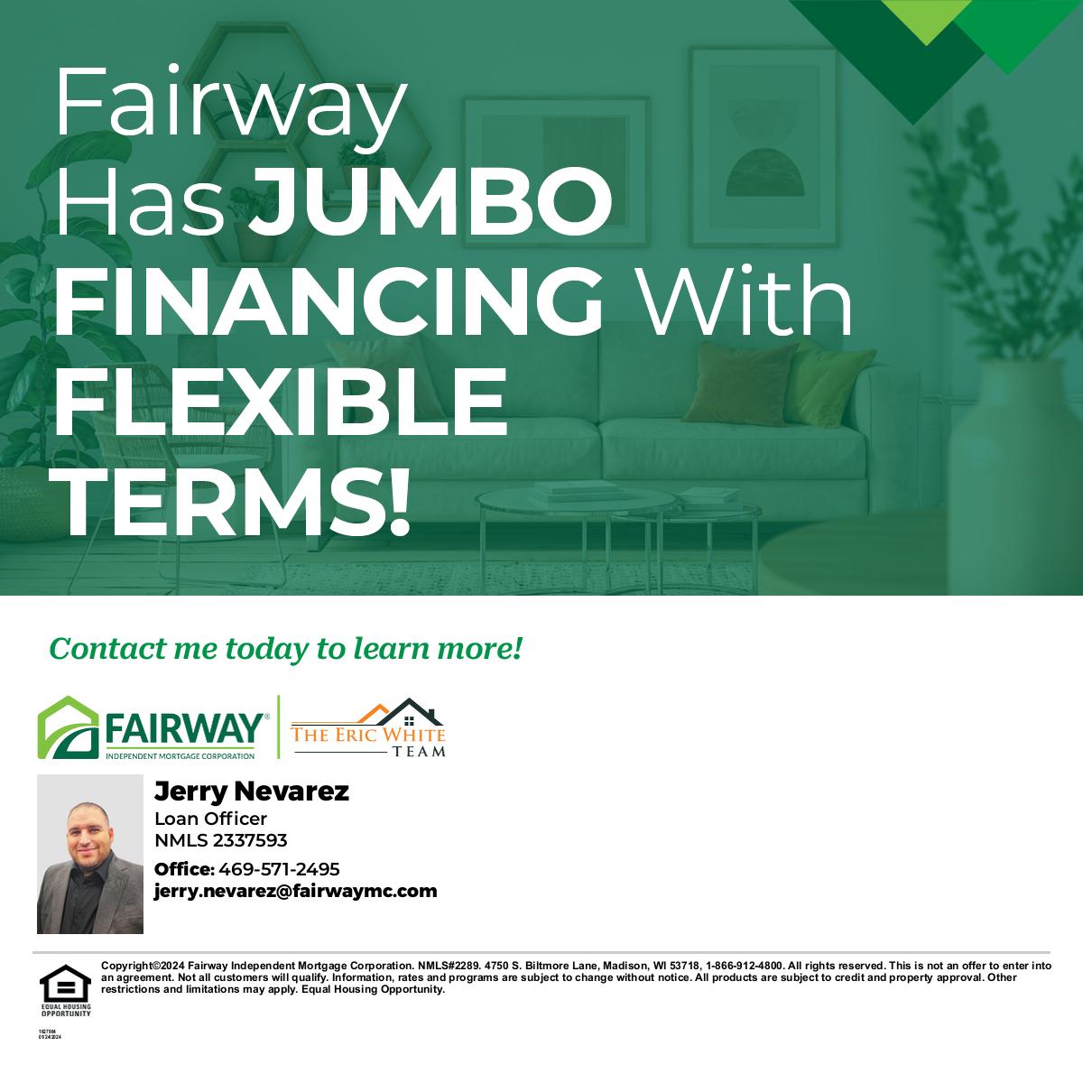Reach out today to learn more! #jerryloanguy #ownyourhome #realestatefinance #PreApprovalMagic #DreamHomeAwaits #MortgageMatters #YourLoanExpert mobile.fairwaynow.com/homehub/signup…