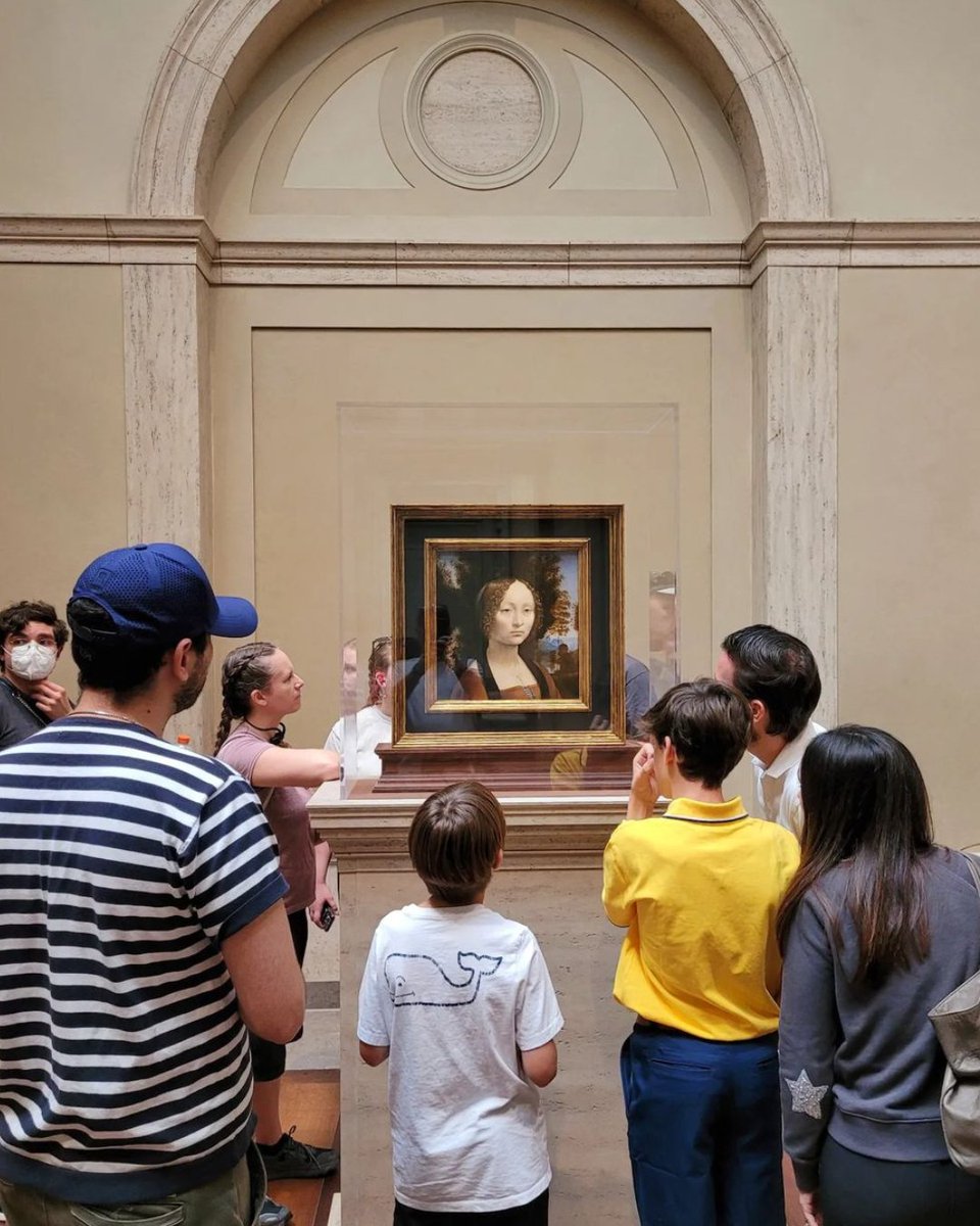 ngadc's tweet photo. “Ginevra de’ Benci,” located in our West Building, is the only painting by Leonardo da Vinci in the Americas. 📍 https://t.co/hEUBQNZ5qe