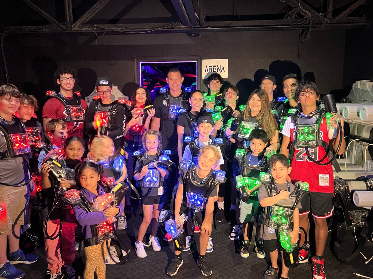 RizzoFoundation's tweet photo. .@ARizzo44 had a great day hosting more than 40 pediatric cancer families @Boomers_Parks. Children (and adults too!) got to enjoy a morning of go-karts, bumper boats, miniature golf, laser tag, arcade games and all the sugary snacks their parents would allow them! Events like this provide families who have been impacted by pediatric cancer a much needed break from the rigors of cancer treatment with a day of activities and provides positive memories during a very difficult time.