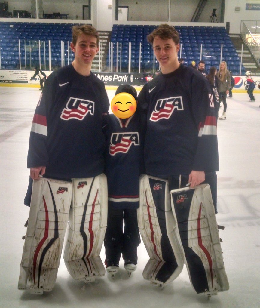 have to love Woller for being in town despite not being an All Star and then going to an All Star event with his old USNTDP goalie partner Jake Oettinger ☺️