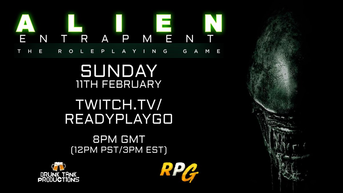 Episode 1 is in the bag!

Thank you to everyone who came along to watch! It was great to see chat so lively! Really helped calm the nerves.

Also, a massive thanks to the cast for being awesome!

Next week we continue our story! Be sure to come by!

#alien #entrapment #TTRPGs