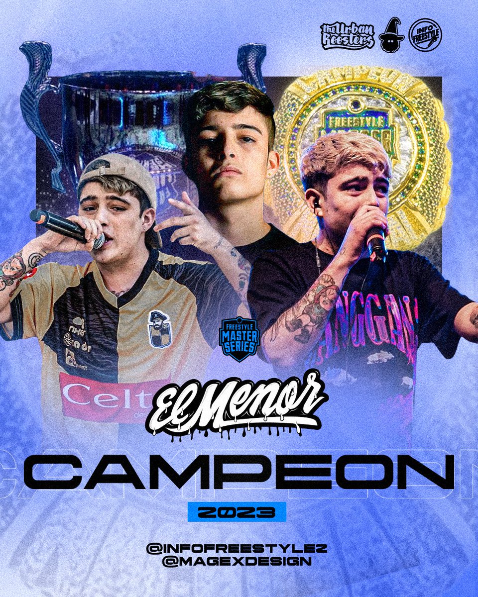 ¡Campeón Nacional! 🏆

EL MENOR es el campeón de la Temporada 4 de FMS Chile 🇨🇱 tras vencer en el enfrentamiento final a Acertijo. 

#FMSChile 🇨🇱 | @MageAlban 🎨