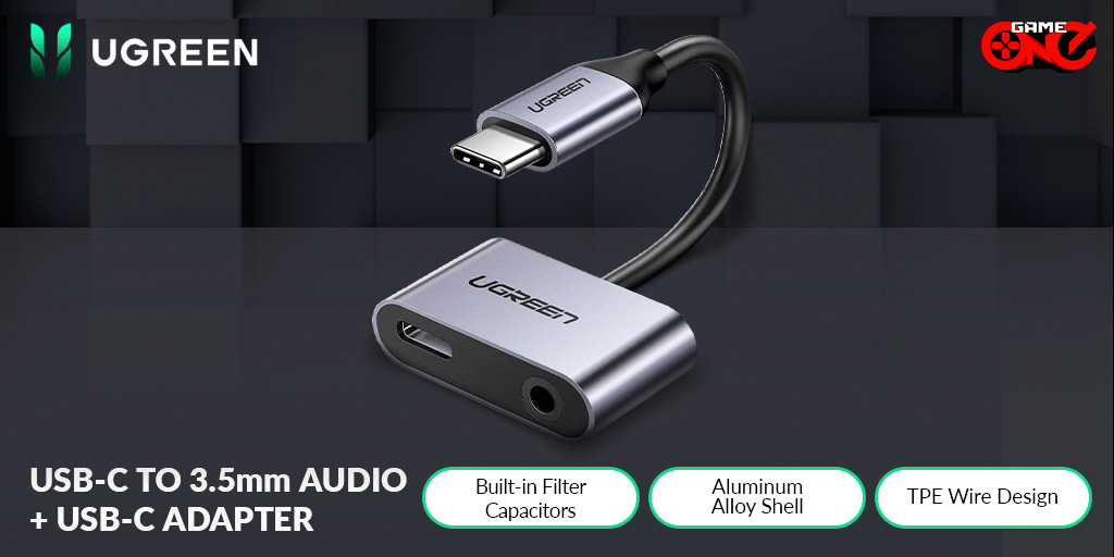 gameoneph's tweet image. The Ugreen Type C to 3.5mm Audio + Type C Adapter allows you to listen and charge simultaneously on your USB Type-C devices.

₱350.00*

#Ugreen #USBCAdapter #gameoneph