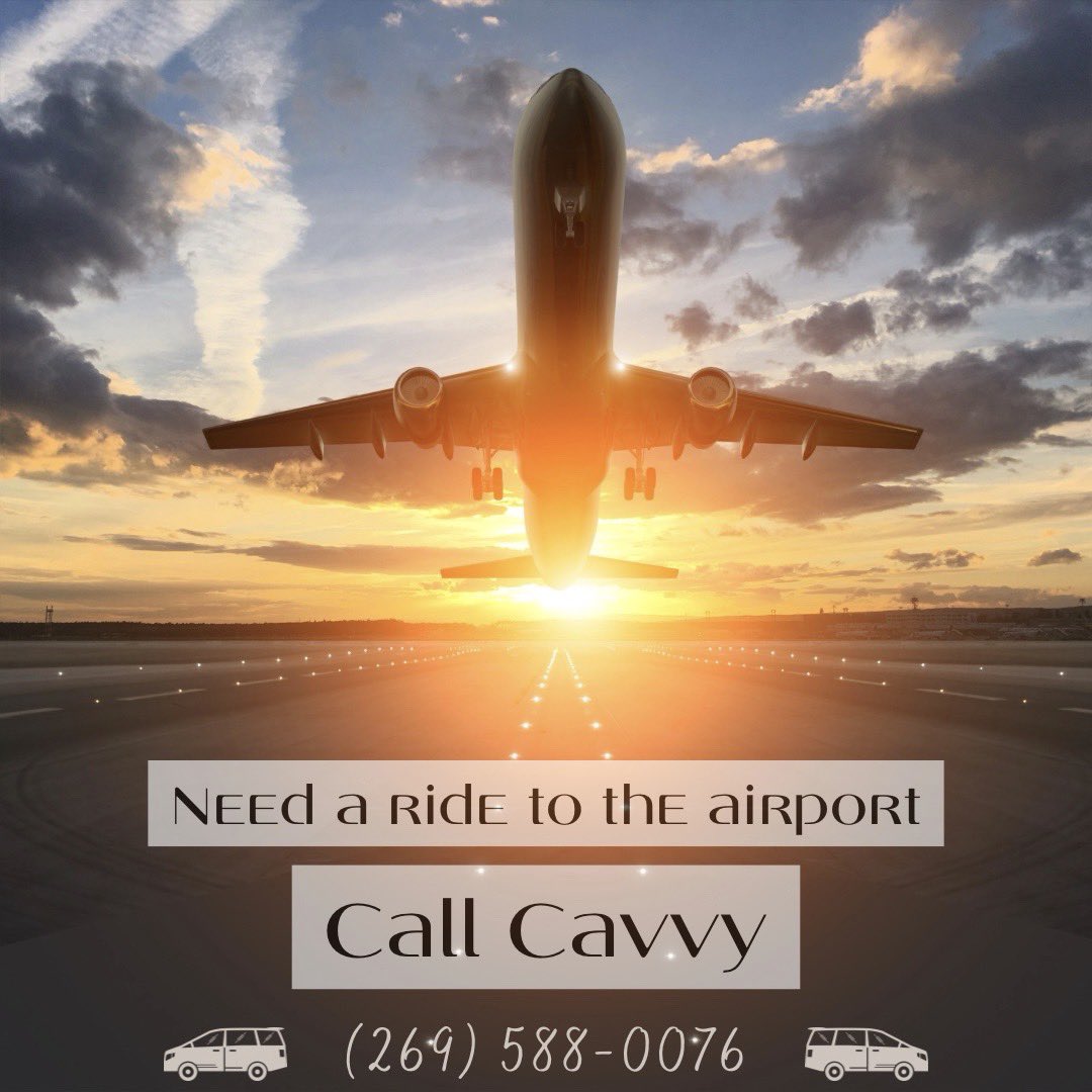 CavvyCo's tweet photo. We are here to get you and your family to and from the surrounding airports.
Call Cavvy (269) 588-0076
https://t.co/VchfOzmUee
#southhaven #SWMI #bridgman #baroda #airport #taxi #unionpier #tour #harbert #bentonharbor #berriencounty #threeoaks #Cavvy #vacation https://t.co/qyy6wAhNlo