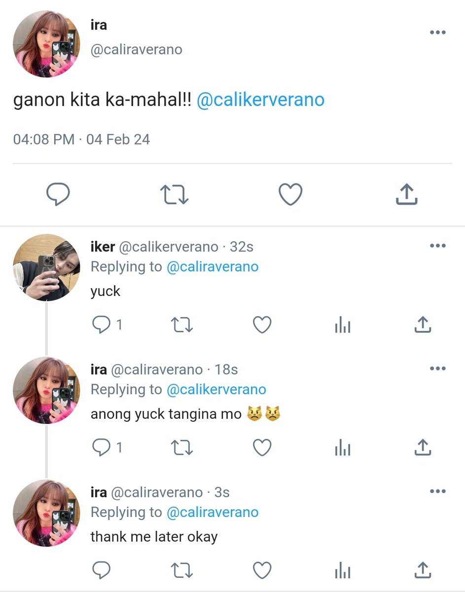 a #2min mini au

it’s not like iker (lmh) is sulking. in fact, he’s just really annoyed at his sister for pushing and tolerating roshan (ksm).

in order to coax him, roshan treats him the only way to his heart.