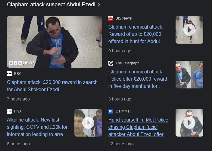 BrutusMaximusX's tweet photo. Acid Abdul ๐จThe Met Police are now offering 20k for info for his capture
No.
What they should be saying, any mosque found to have helped him gets closed down & all assets seized, and any person involved is automatically deported,
no appeal ๐ https://t.co/SsghXWzDD1