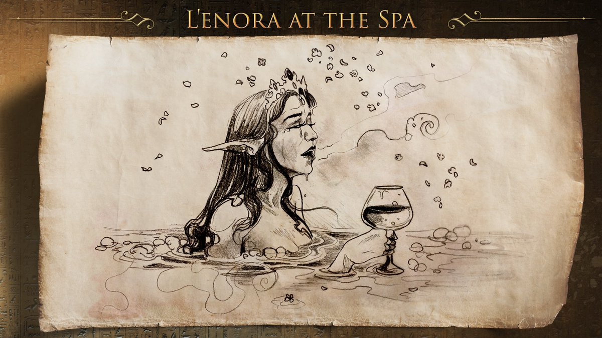 PixiesAndPins's tweet photo. Just found out that I get to film this scene next month. Can’t wait to get back on set as elven royalty. 

Art: @TinnelLovitt 

#WorldOfChaldea #Chaldea #Actoroke #BurningSaratof #GenCon #GenConTV #Elf #Lenora 

@WorldofChaldea 
@Gen_Con https://t.co/2qO6XYP6oh