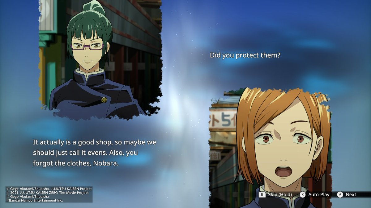 mysixeyes's tweet photo. nobara ....... she is NOT holding back on her crush in this game im in tears https://t.co/CllGgwPlEB