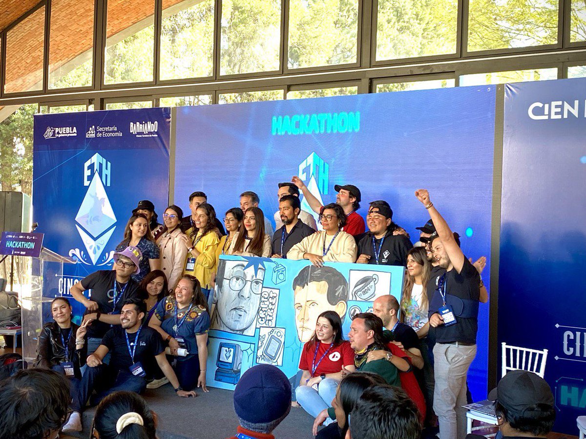 🙌 A heartfelt thank you to all who made ETH Cinco de Mayo Hackathon a resounding success. 

Huge appreciation to Partners, Puebla's Government, Cholula Regional Museum, CIEN, Barriando, Communities, and every incredible collaborator. 

Innovation and community together in an