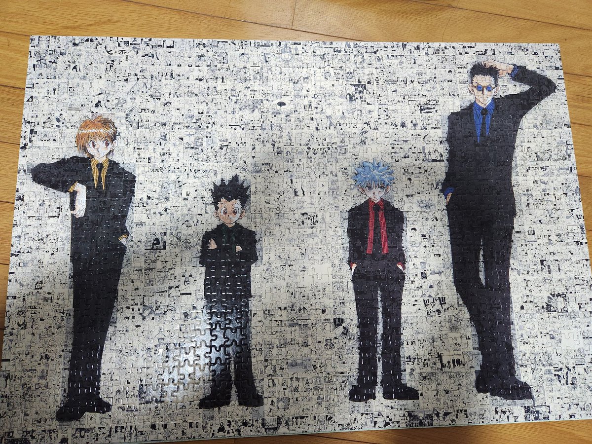 ラスト1ピース足りなくて 送ってもらってやっと完成した 1000ピース