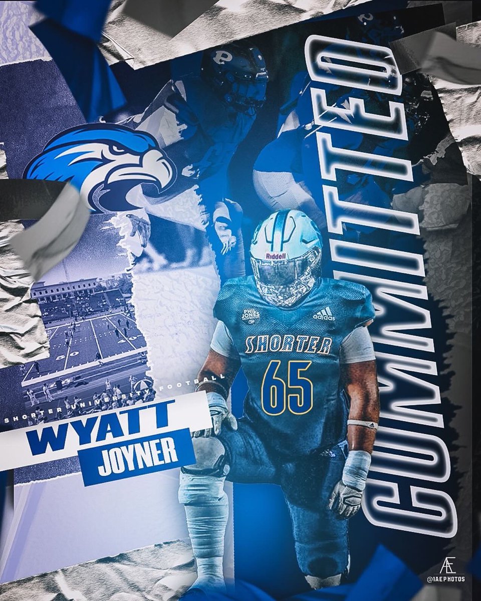 WyattJoyner2's tweet photo. With out God none of this would be possible, with that being said, after an amazing visit last weekend I am 100% committed to Shorter University! #brickbybrick 

@coachmorrison58 @PAC_Football_ @Coach_K5 @RecruitGeorgia @Shorter_FB 

@1AEPHOTOS https://t.co/ezd6wpa0FA