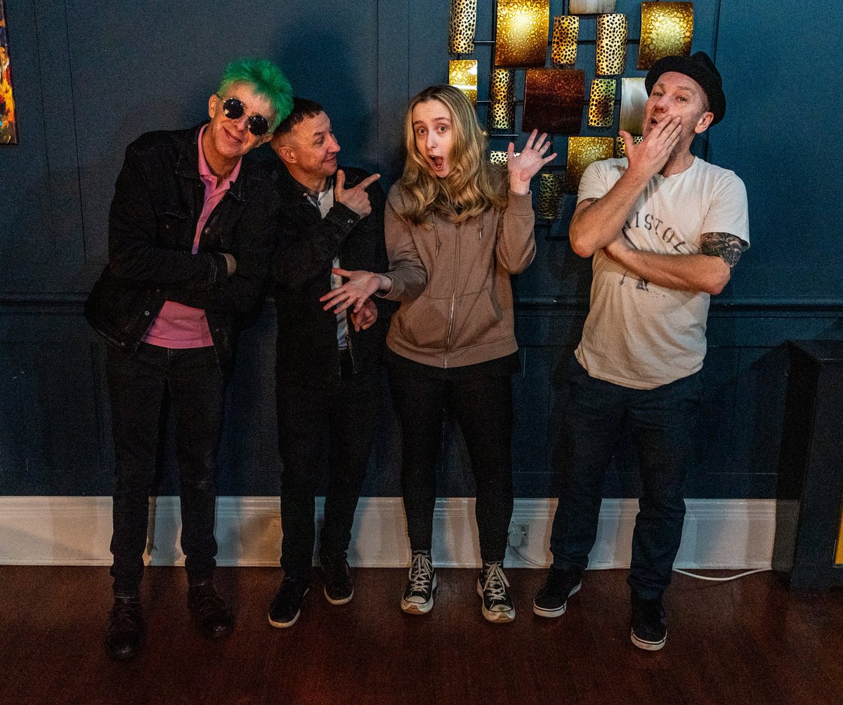 Had the privilege of photographing these 4 on Saturday while they were shooting a video for their next single. Monkie Mind and an extremely talented performer/dancer Amber Suggitt. #SouthShields #HedworthHall <a href="/TheHedworthHall/">Hedworth Hall</a> <a href="/TheToyDolls/">The Toy Dolls</a>