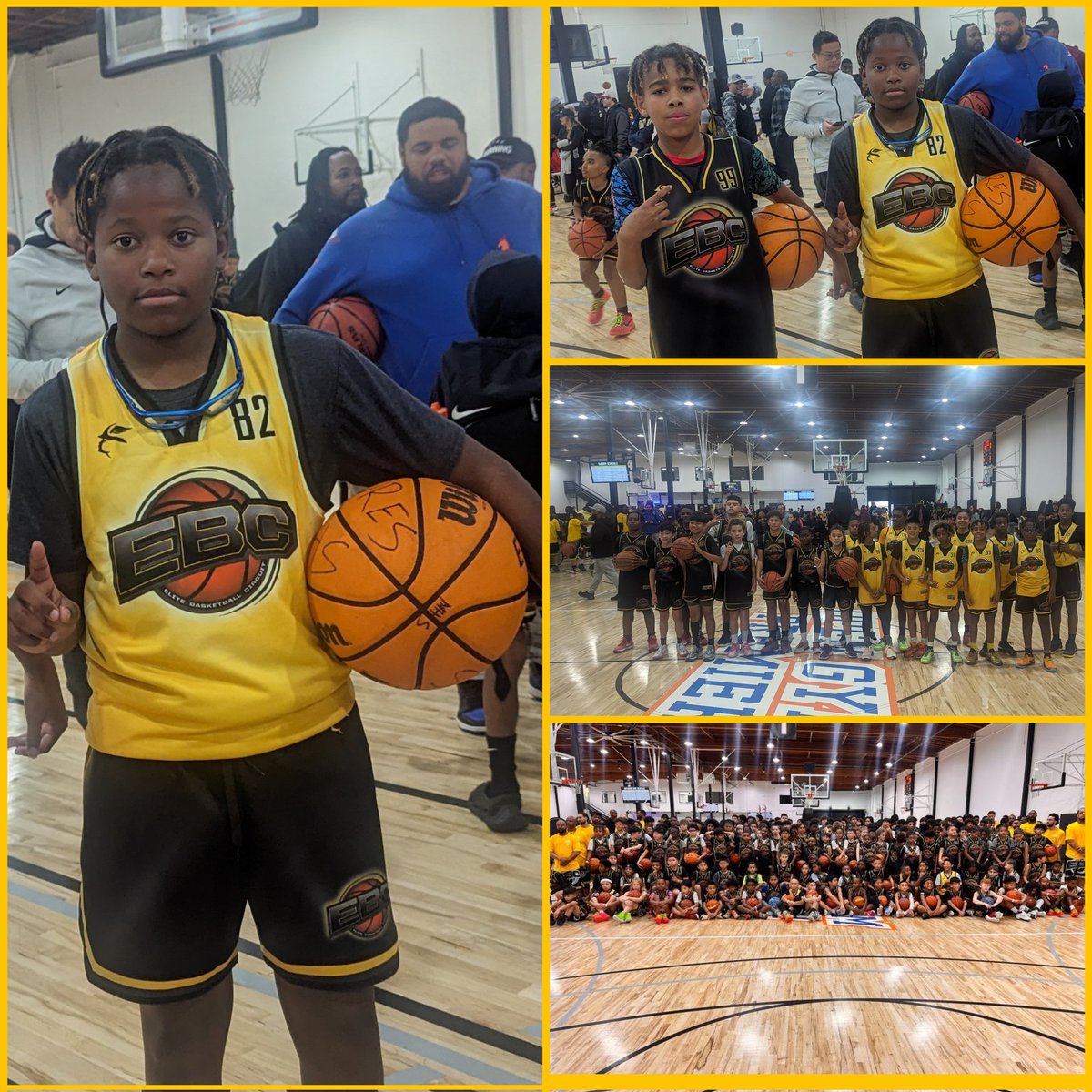 Proud of my lil guy GD3 for making the all-star game and top 20 at EBC basketball camp this weekend.