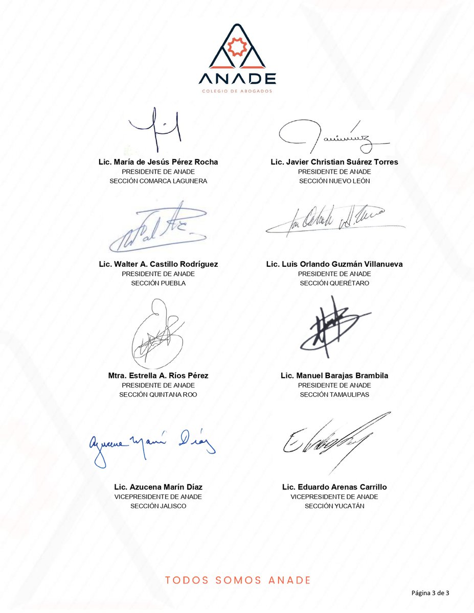 #PronunciamientoANADE 
La ANADE rechaza enérgicamente cualquier tipo de represalia en contra de personas juzgadoras.
#IndependenciaJudicial