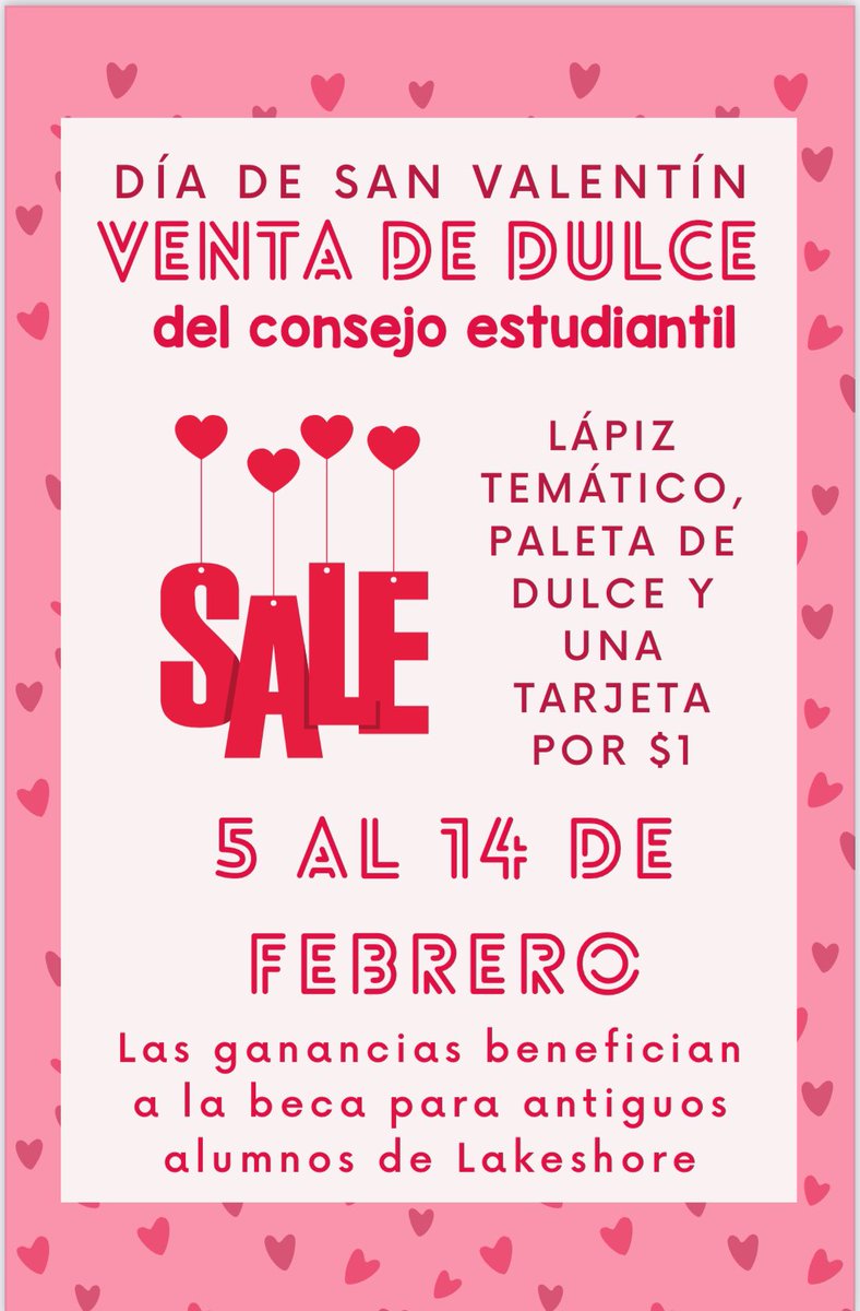 Valentine's Candy Grams will be on sale at Lakeshore starting Monday, Feb 5th through Feb 14th (until sold out)! Proceeds benefit Lakeshore's Senior Alumni Scholarship. A student council representative will go to your child's classroom to collect sales throughout the week.