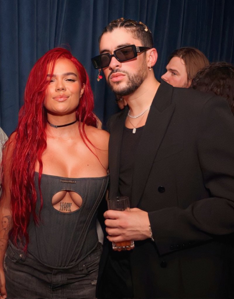 AccessBadBunny's tweet photo. Bad Bunny &amp; Karol are the only artists to win “Best Música Urbana Album” at the #GRAMMYs . https://t.co/PSr6FMrExH