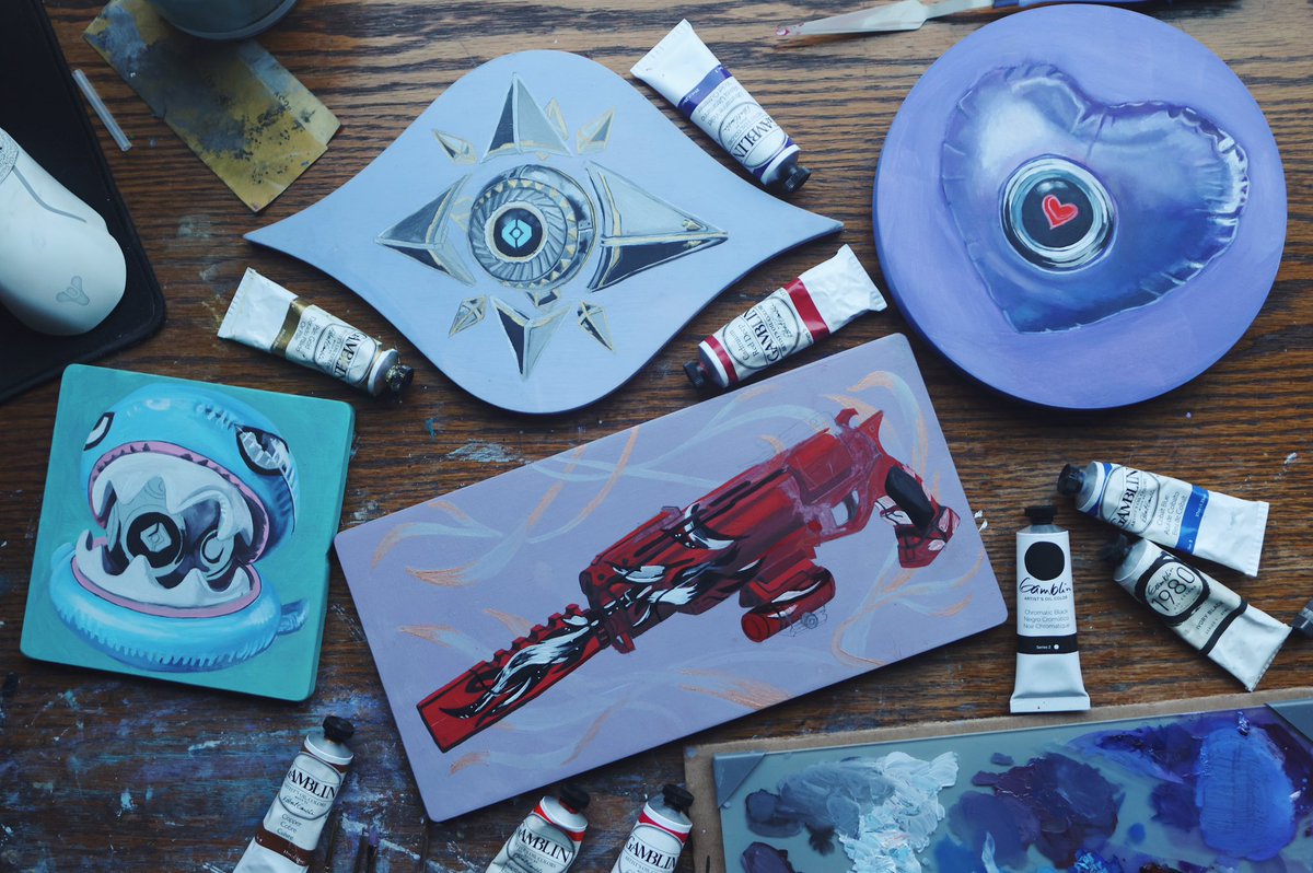 CaseyRoo_'s tweet photo. LAST CALL!

You have a few hours left to donate for a chance to win an original piece of artwork! 

(Works in progress, details in thread)

@BungieLove @Bungie #Game2Give #Destiny2Art https://t.co/7bVzZ0k5rH
