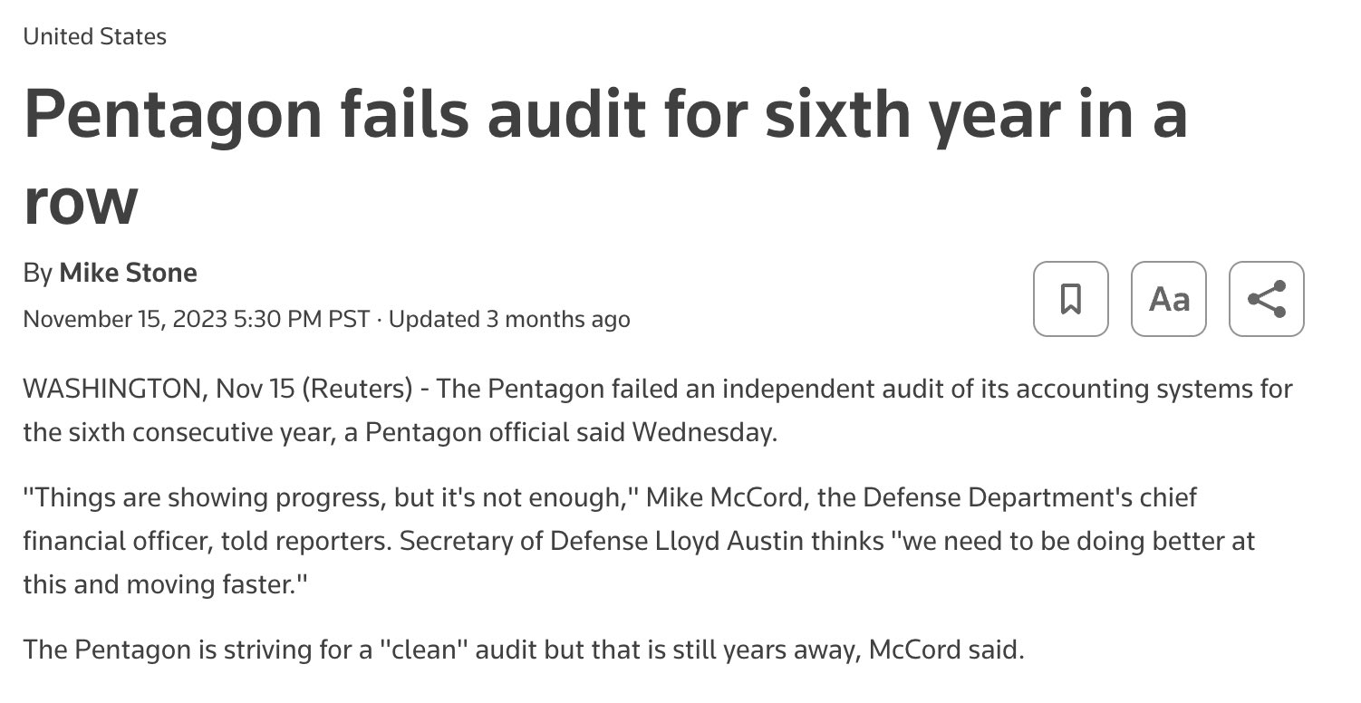 Adam Townsend on X: "“Audit, schmaudit” - Winston Churchill <a href=