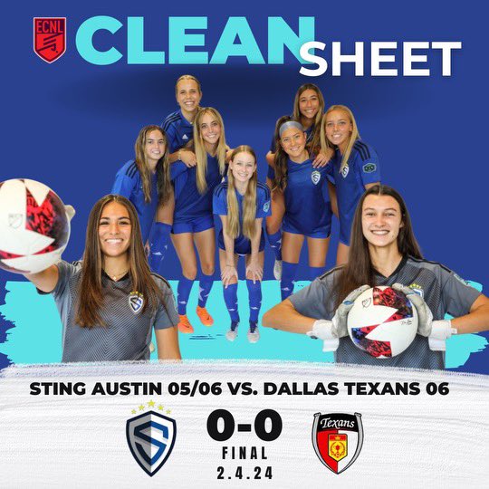 Got the band back together, and they played great! Good momentum going into the @ECNLgirls Dallas Showcase in 2 weeks!!! @ImYouthSoccer @ImCollegeSoccer @sting_austin @TopDrawerSoccer @PrepSoccer