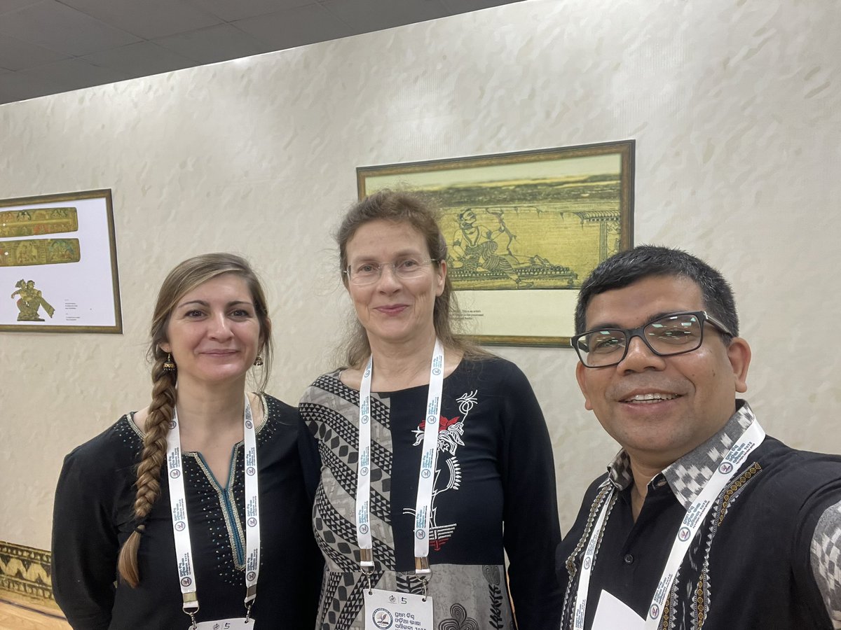 devasissarangi's tweet photo. Blessed to have interacted with eminent Indologist #PadmaShri Prof. Dr. Annette Schmiedchen of ЁЯЗйЁЯЗк & Amandine Wattelier of ЁЯЗлЁЯЗ╖ attending #1stOdiaLanguageConference #OdiaLanguageConference
Prof Dr Annette will be giving todayтАЩs Keynote Address
#OdiaBhasaSamilani OdishaтЭдя╕П https://t.co/fDcyFfWXbn