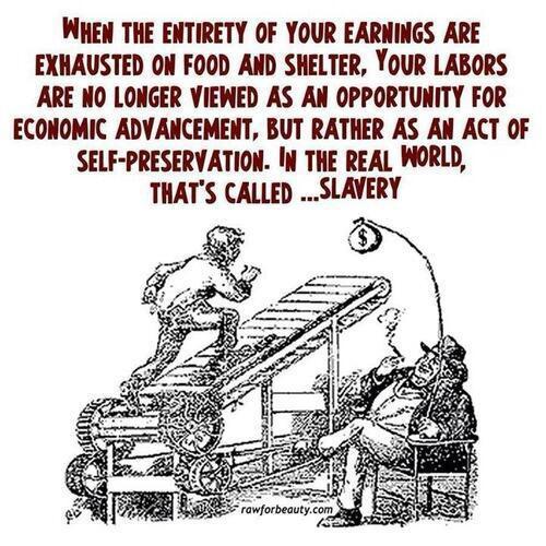 - Truth. #FeedYourHead with it. Republican union buster anti-worker Ronald Reagan brutally brought back to America sweatshops, wage slaves, cubicle serfs, servants, slavery, lack of benefits for workers; and welfare only for the ruthless elite wealthy. #TaxTheRich -