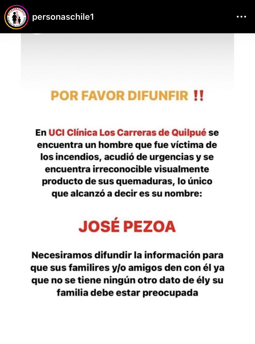 rota_qla's tweet photo. OJO AQUÍ, POR FAVOR 

Servicio médico legal 
Naya
Cavada 
Cencosud
Alejandro sanz
Viña del mar 
Valparaíso 
Villa dulce https://t.co/9LITpfeY2L