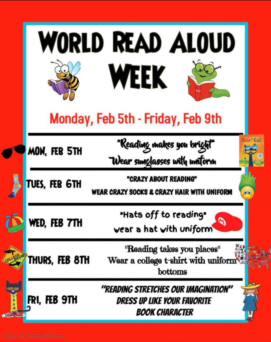 Wildcats make sure you help us celebrate World Read Aloud Week! @Presa_Wildcats @YISDLibServices @AlexCamack @Banegas19Wendy @BrendaChR1 #BowUp #IndianPride #WeDeliverExcellence #THEDISTRICT