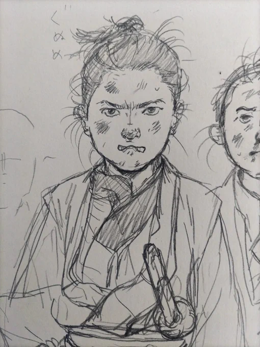 会津藩日新館に通う生徒たちの学区vs学区のケンカ。全員で掴み合って髷が解けた子が多い方が負け。刀を抜いてはならない。上級生は下級生の髷をこっそり陰で結い直す。
当時の日本人はケンカの時に、殴り合うことをしない。掴み合う。
#歴史 #鉛筆描き 