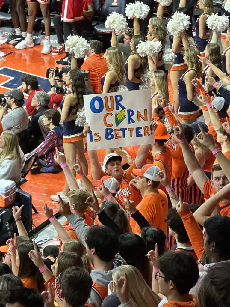 The real MVP of tonight’s game #Illini