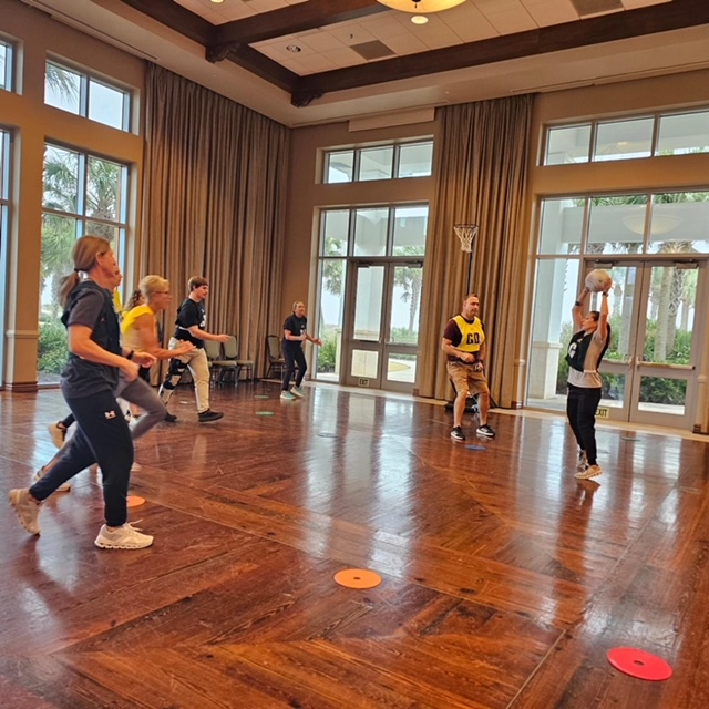 NetballAmerica's tweet photo. Spreading the love for netball in the heart of Jekyll Island, Georgia! Netball America empowers educators to score big with this dynamic sport.
#NetballEducation #NetballExcellence #netball #netballamerica #worldnetball #bai #beaninspiration #nettogether #readysetnet https://t.co/75D2CA5fRk