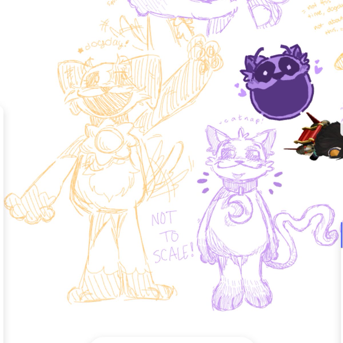 wtrfwl's tweet photo. free drawe doodles + ppt oc......#catnap #dogday #pupbat #pptch3 #ppt #poppyplaytime #pptfanart #doodles #sleepyday #dognap #catday #yes IK its cringe posting anyway </3 https://t.co/VxQzfdXd8e