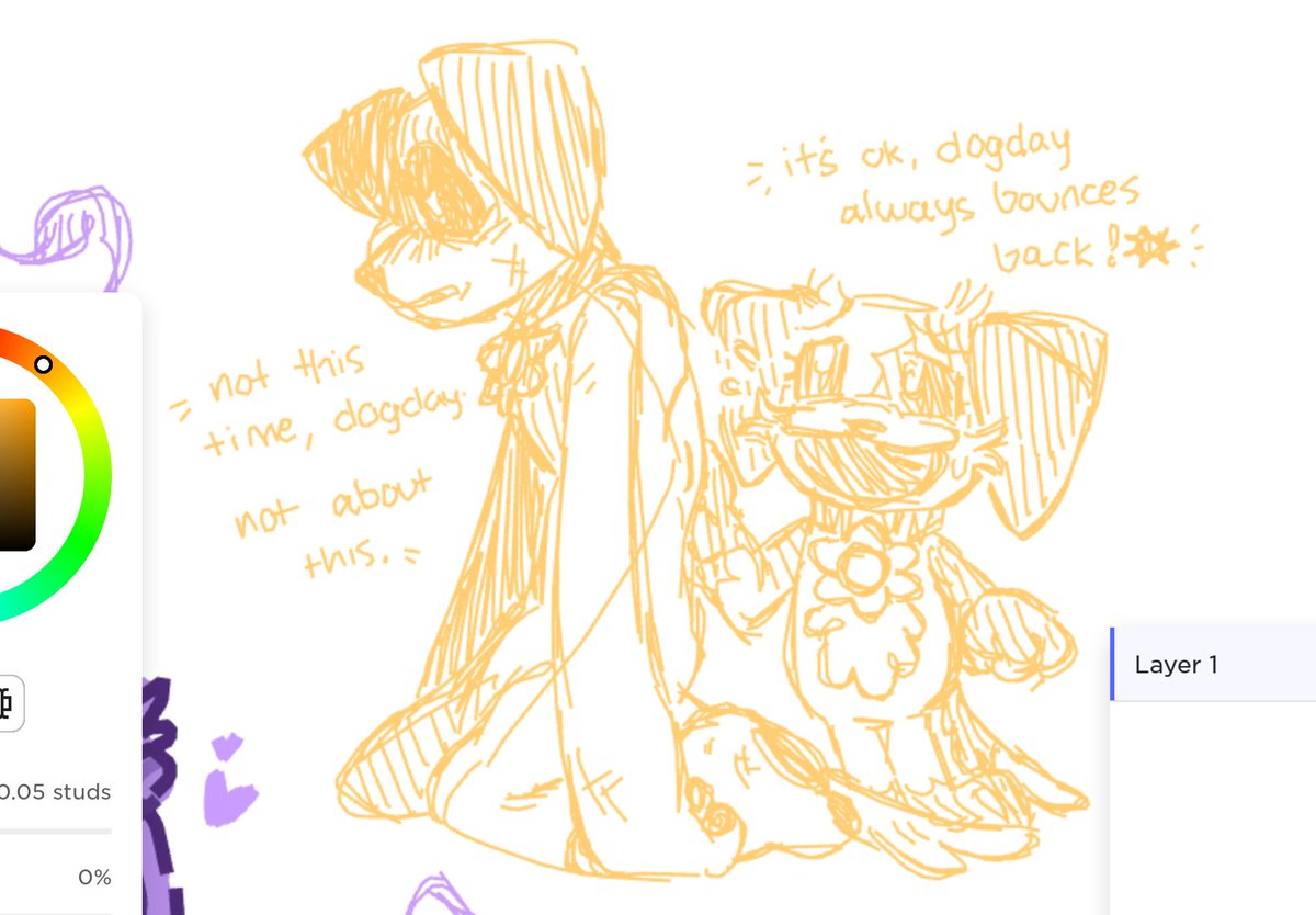 wtrfwl's tweet photo. wanted 2 post this dogday sketch on its own :3 #pptch3 #dogday #fanart https://t.co/dQYrJOG9YP