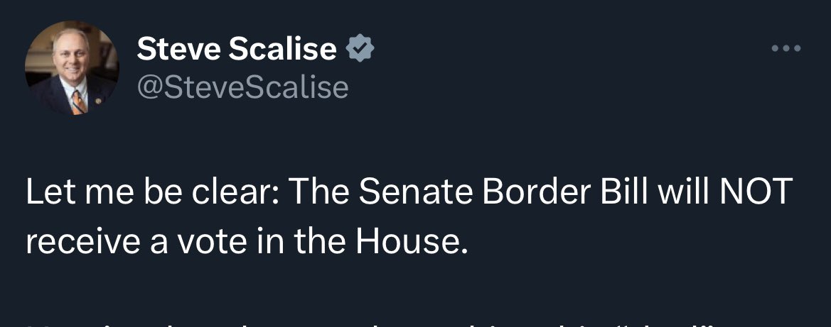RonFilipkowski's tweet photo. House leadership will not allow this deal to be voted on because they know enough of their own Members will vote for it that it will be a total humiliation for them. https://t.co/tbSnt0ym3D