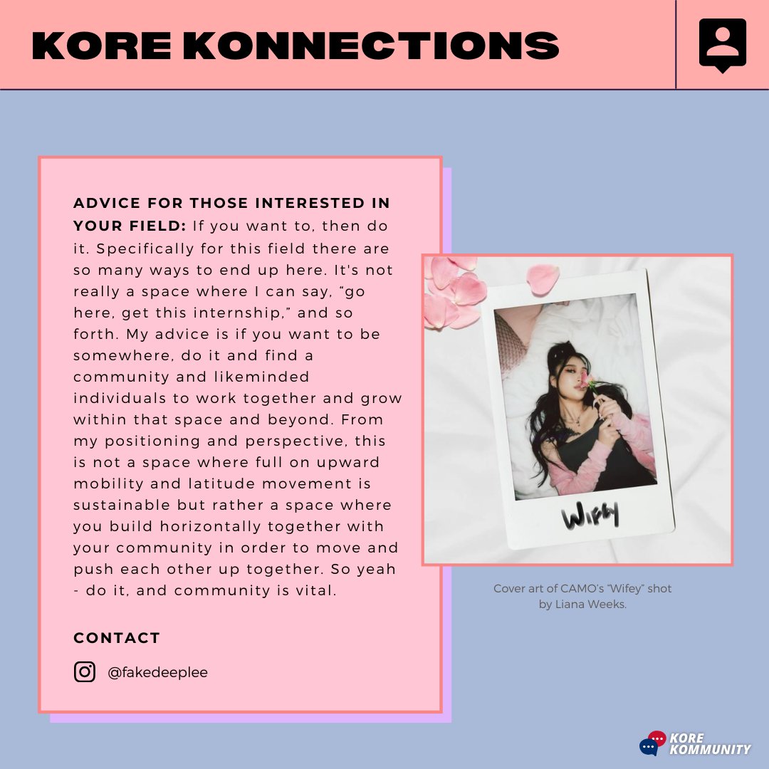 korekommunity's tweet photo. (Pt. 2) @fakedeeplee is Co-Founder + A&amp;R/Creative Director of @amassculture, A&amp;Red for K-pop groups, &amp; plays DJ gigs globally 🎛

She aims to create a space for underrepresented artists &amp; creatives 🔊

@iambebeyana #kpop #koreanindie #idol #musicindustry #korea @a_mass_culture https://t.co/haxKGK61gF