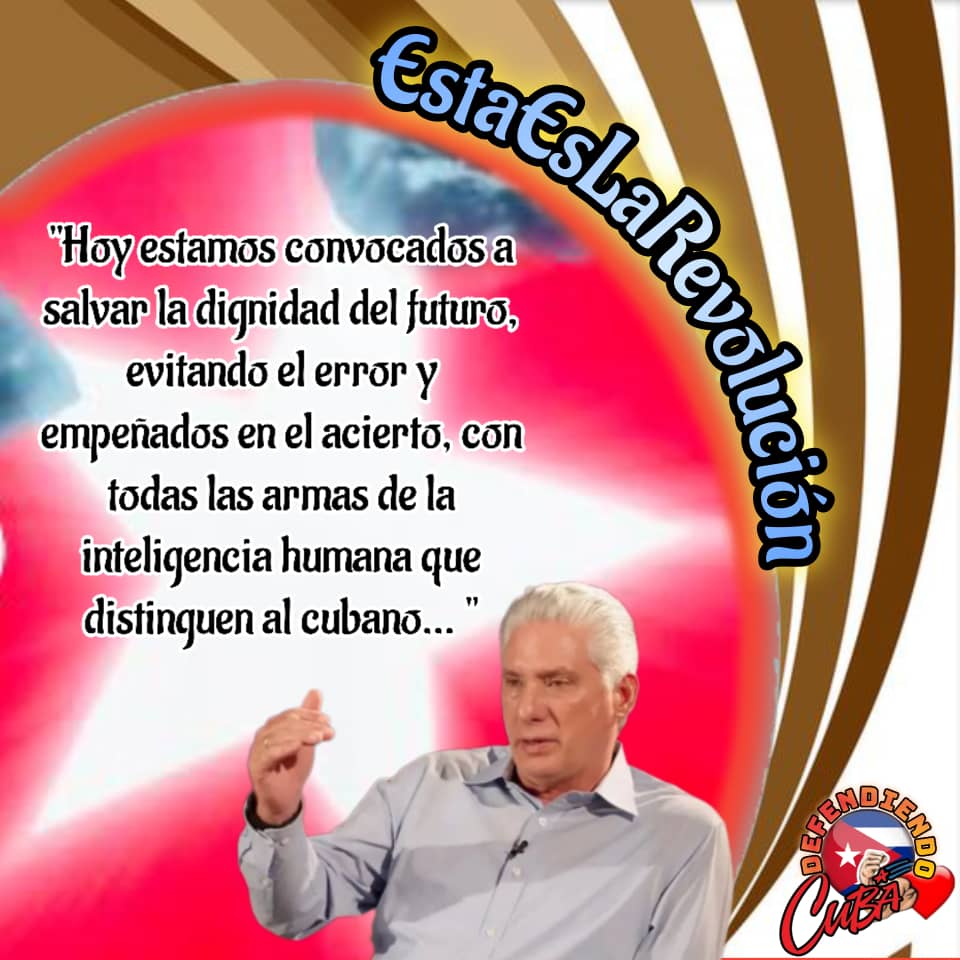 La #Unidad de nuestro pueblo es y será siempre la garantía de la victoria #UnidosXCuba <a href="/DiazCanelB/">Miguel Díaz-Canel Bermúdez</a> <a href="/DrRobertoMOjeda/">Dr. Roberto Morales Ojeda</a> <a href="/YamileRamosCord/">Yamilé Ramos Cordero</a>