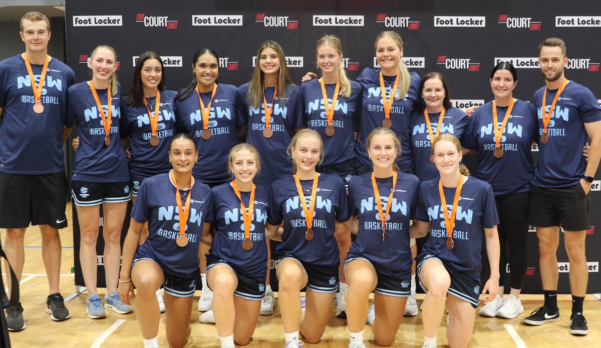 Sydney Flames duo Isla Juffermans and Caitlyn Martin have powered their @BasketballNSW girls’ side to a bronze medal at the recent u20s @BasketballAus Championships in Ballarat 🥉 Juffermans also won the Defensive Player of the Tournament. 📰: tinyurl.com/4pkpmf32 #FlameOn