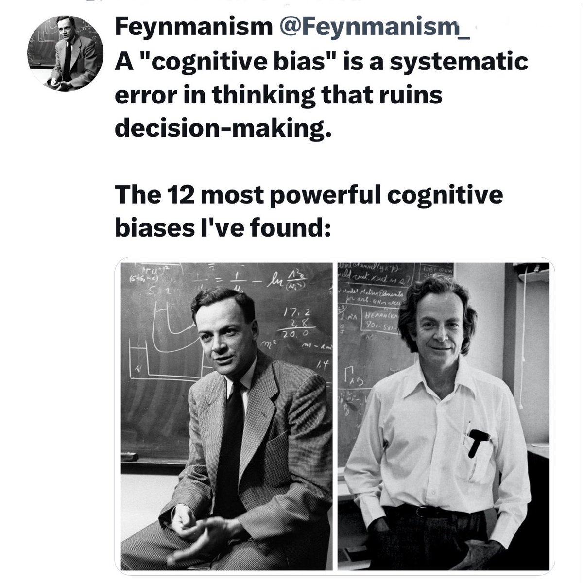 enclave_center's tweet photo. Your knowledge of named #CognitiveBiases strengthens your #HigherOrderThinking. Knowing the real risks of #biases keeps you alert and oriented for #metacognition. Think Things Through Thoroughly Together—with a #RethinkingPartner or while #SoloThinking. https://t.co/fDaSDe5MZl https://t.co/7tzMC0dnxu