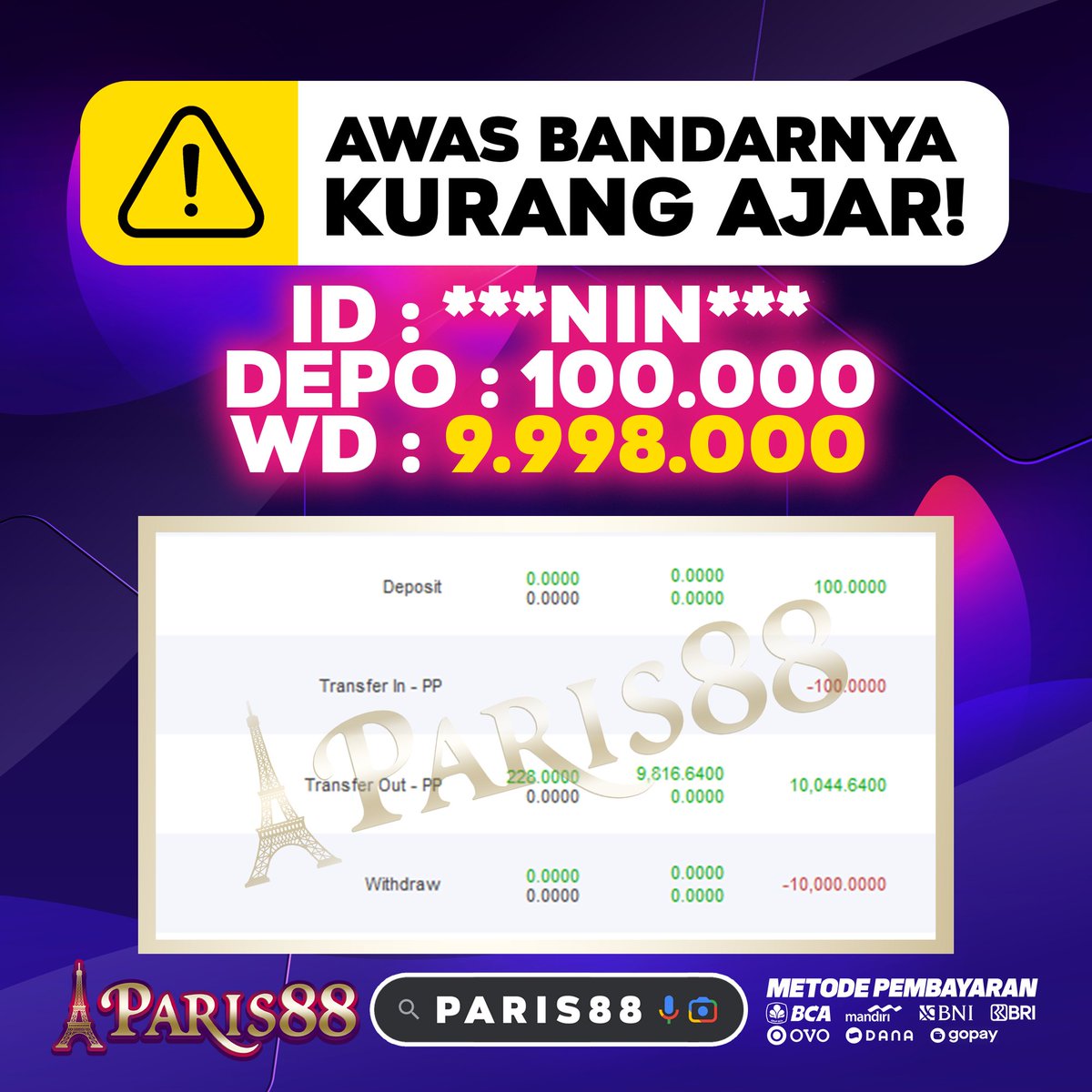 Top Maxwin TERBAIK 
RTP tertinggi dan pola slot gacor 
Situs online terpercaya 
bonus 100% new member 
id link terbaik mudah jackpot

daftar link maxwin 👇
heylink.me/maxwinPARIS88