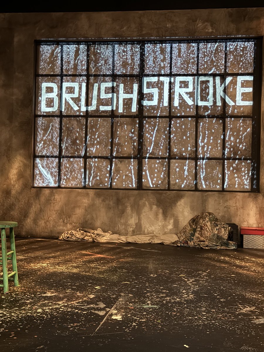 Went to see my homie @thismyshow produced show out here in LA —#Brushstroke. Written by John Ross Bowie, starring @malcolmbarrett, @JamesUrbaniak, Evangeline Edwards, & Brendan Hines. Perfect rainy day production to experience with my friend Amanda. We both thoroughly enjoyed it!