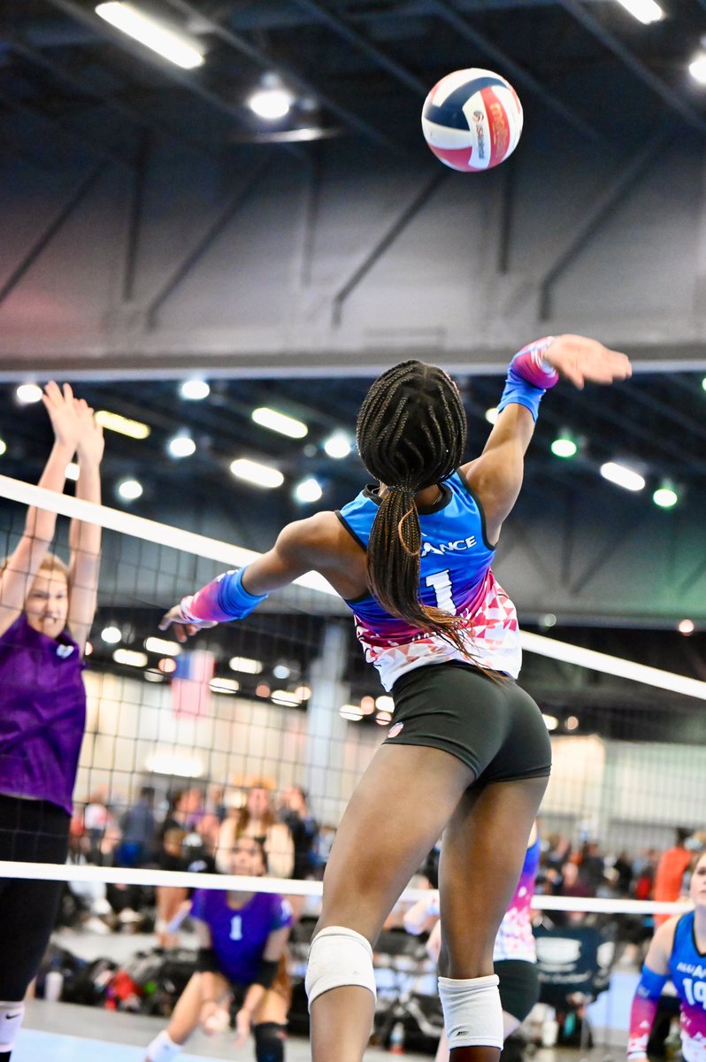 GwenOatsvall's tweet image. My High Flyer - Beast of the SouthEast in ATL - so proud of Daisy &amp;amp; her team.  #mygrace #alliance #volleyball #hitter @DaisyOatsvall