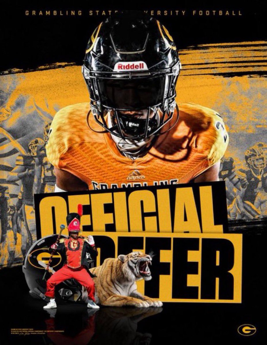 Blessed to announce I have been re offered by <a href="/GSUFootball01/">Grambling State Football 🐯</a> <a href="/KevinMageeLHS/">Kevin Magee</a> <a href="/coachmconger/">Matthew Conger</a>