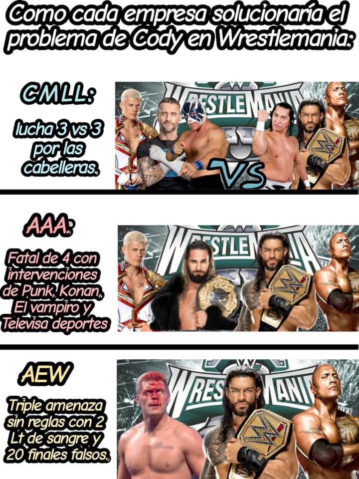 generico61yc's tweet photo. Diferentes soluciones a un mismo problema #WeWantCody https://t.co/Ex3LssW1LP