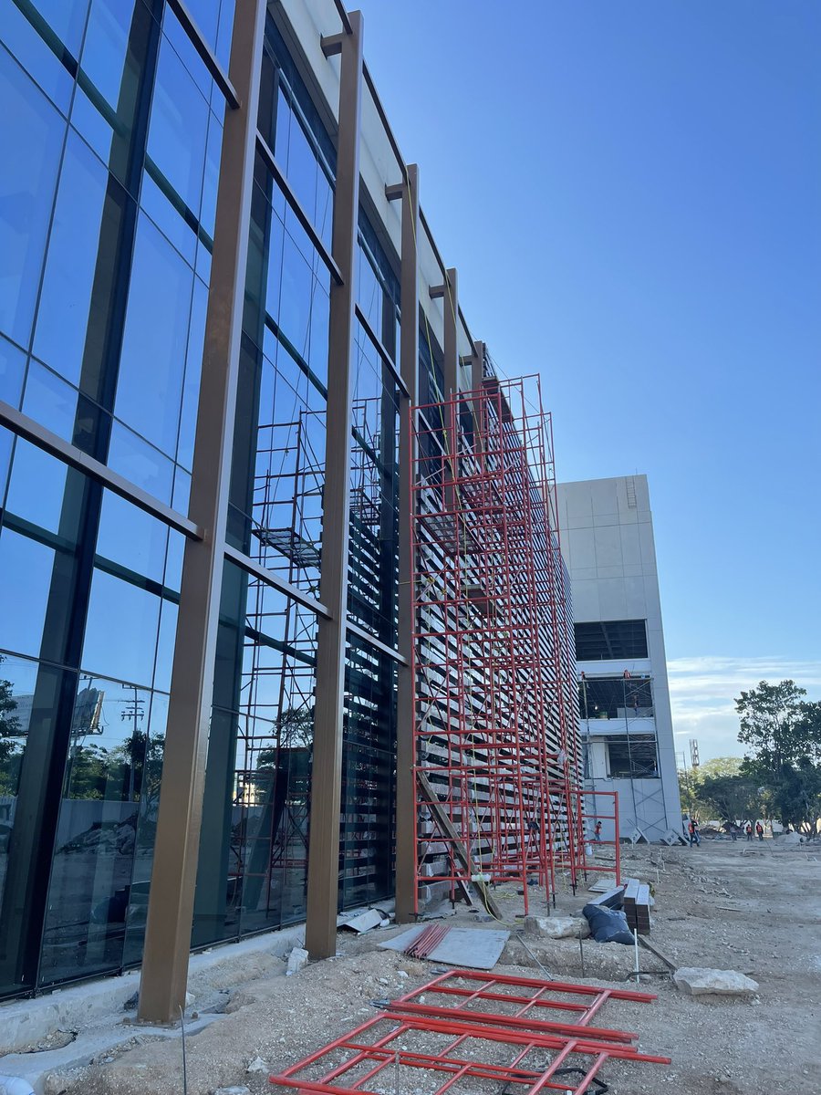 Vamos avanzando en el suministro de tecnologías para la arquitectura en edificios. #somosunagrannación🇲🇽