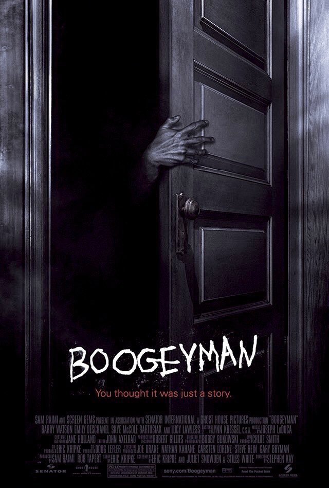 FilmNewsNos's tweet photo. 🎬MOVIE HISTORY: 19 years ago today, February 4, 2005, the movie ‘Boogeyman’ opened in theaters!

#BarryWatson #EmilyDeschanel #SkyeMcColeBartusiak #ToryMussett #AndrewGlover #CharlesMesure @RealLucyLawless #PhilGordon #RobynMalcolm #StephenKay https://t.co/SZa8LQppkT