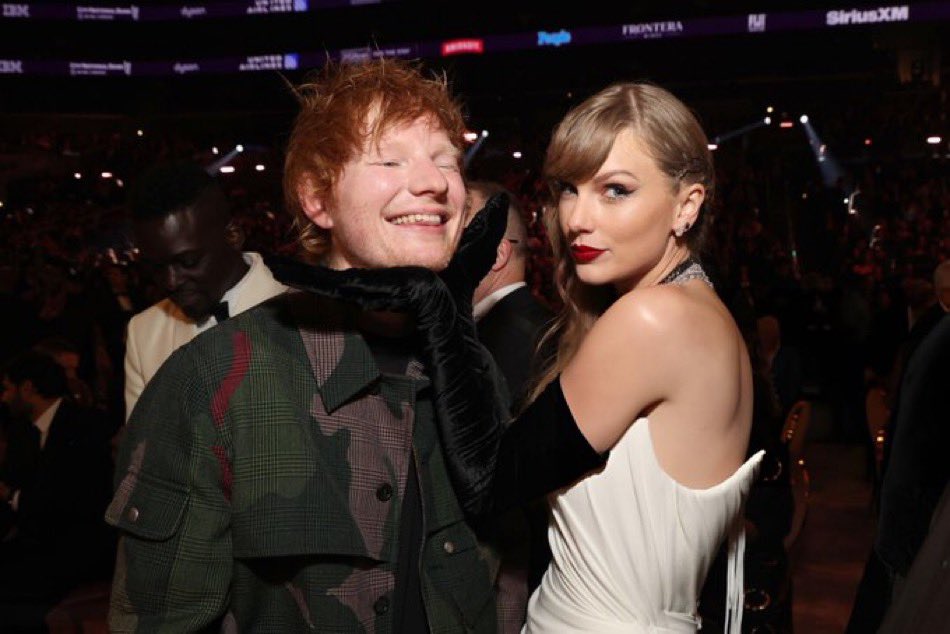 yu_nishi03's tweet photo. Ed × Taylor、最強コンビの久々のツーショット…😭
#GRAMMYs  
#エドシーラン #taylorswift https://t.co/BA1NjVhOOM