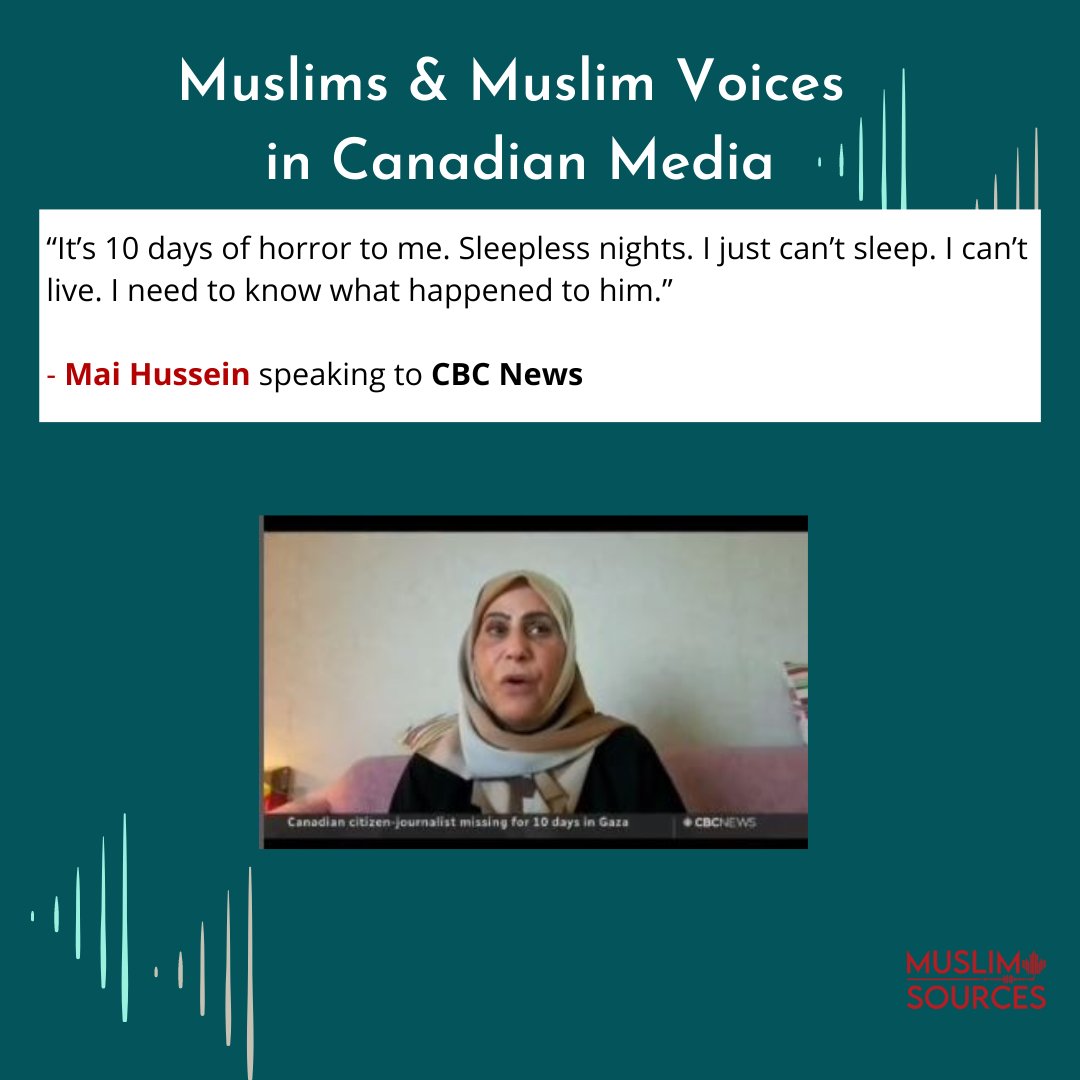 MuslimSources's tweet image. (1) Our highlights of Muslims &amp;amp; Muslim voices in Canadian media this past week!  #amplifyingMuslimvoices #cdnmedia